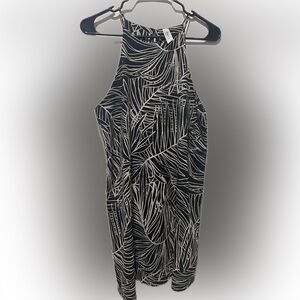 Mahina black/cream mini dress medium